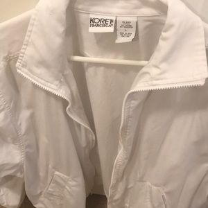 White oversized jacket L